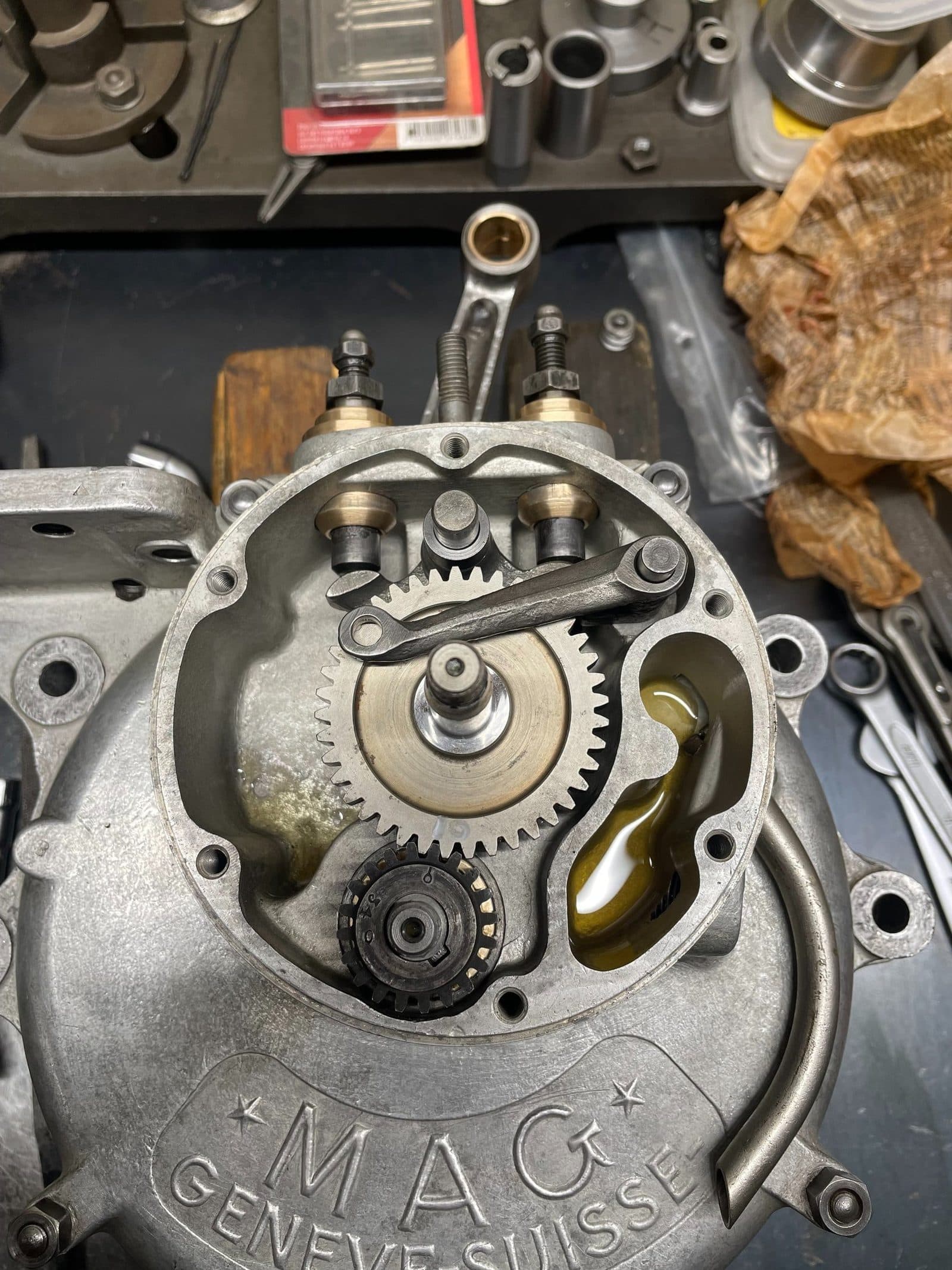 Reconstruction moteur MAG 350